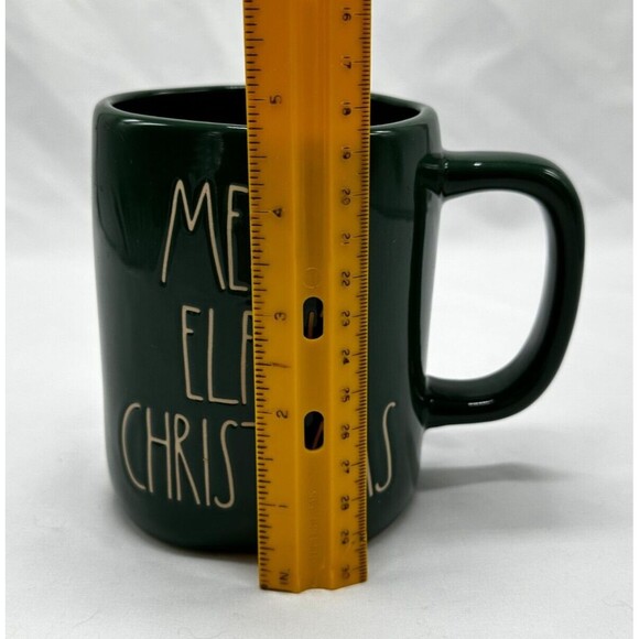 NEW Rae Dunn Green "Merry Elfin' Christmas" Coffee Mug - Magenta Artisan #202 - Picture 8 of 9